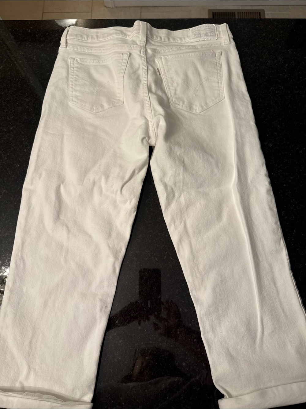 White womens capri